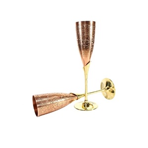 Coupe de Kiddush en laiton Elijah Prophet, gobelet à vin de bénédiction juive israélien avec des bénédictions gravées, durable et vintage - Product Image 4