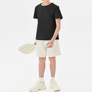 Vêtements décontractés pour l'été, le printemps et l'automne, t-shirts en jersey à col rond, parfaits pour les enfants, les tout-petits et les bébés garçons, disponibles dans toutes les couleurs - Product Image 5