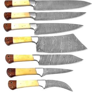 Handmade Carbon Steel Sustainable Multifunction Chef <b>Knife</b> <b>Set</b> 5 Pieces Razor <b>Sharp</b> High Carbon Forged Customizable Wholesale - Product Image 4