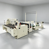 Máquina Rebobinadora de Papel Higiénico Totalmente Automática con Sellado de Extremos 150-200m/min Control PLC para Fábrica de Papel