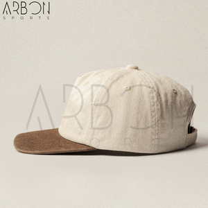 Casquettes 5 panneaux personnalisées, effet vieilli, tendance, durables, légères, confortables, de haute qualité, pour adultes. - Product Image 4