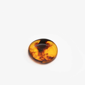 Assiette décorative artisanale en résine noire tourbillonnante ambre de luxe, vaisselle élégante pour la cuisine, la salle à manger et la décoration moderne de la maison - Product Image 2