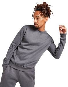 Parche de chenilla colorido personalizado Jersey ajustado sudadera de lana de algodón sin capucha para invierno - Product Image 2