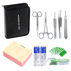 Kit de Práctica de Sutura y Disección de Acero Inoxidable para Estudiantes de Medicina, Anatomía Quirúrgica y Entrenamiento de Sutura - Product Image 1