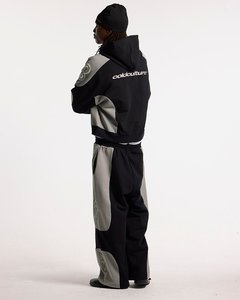 Sweat à capuche unisexe avec fermeture éclair, 100% coton molletonné, poids du tissu 300g, respirant et à séchage rapide, vêtements décontractés d'hiver - Product Image 2