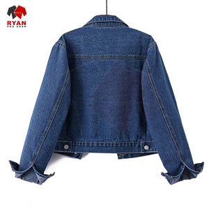 Ryan Pro Gear <b>Customized</b> <b>Denim</b> <b>Jacket</b> For Women Breathable and Comfortable Fabric with <b>Customized</b> Logo OEM Design - Product Image 1