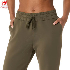 Pantalon de jogging évasé pour femme, tendance urbaine, tissu respirant et lisse, pour un style streetwear moderne et les activités quotidiennes - Product Image 4