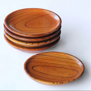 Luxurious Wooden Dinner Plate <b>Set</b> Classic Design Handmade Food Grade Polished Customized Logo Packing Multi-Purpose - Product Image 6