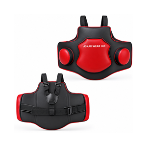 Protector de Abdomen para Boxeo Unisex de PU, Marca Askar Wear, Equipo de Protección Duradero para Entrenamiento de Artes Marciales - Product Image 3