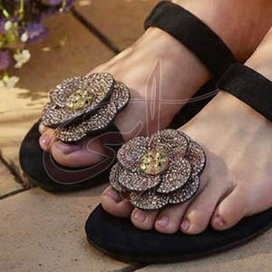 Sandalias de Moda para Mujer, Antideslizantes, con Parte Superior de Satén de Alta Calidad y Entresuela Antideslizante, Nuevo Stock - Product Image 6