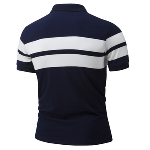 Camiseta Polo para Hombre, Talla Grande, de Alta Calidad, Transpirable, Informal, de Manga Corta, Color Sólido, de Algodón, Elegante, para Negocios - Product Image 4