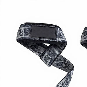 Correas de levantamiento con agarre y soporte optimizados, correas de muñeca impresas para levantamiento de pesas y dominadas, correas de soporte para muñeca para peso muerto - Product Image 5