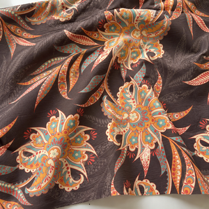Eco-Friendly Organic Combed Woven Floral Print Cotton Fabric Sheer Anti-Pill Lightweight for Dress Skirt <b>Shawl</b> Sewing - Product Image 4