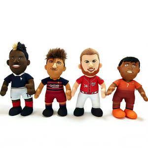 Assortiment de peluches personnalisées d'athlètes de football, jouets en peluche de joueurs célèbres multisports - Product Image 1
