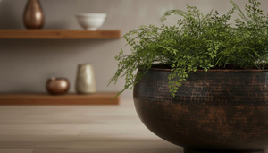 metal planter heavy base design metal planter for corner decor metal planter for <b>shelf</b> decoration metal planter for table - Product Image 5