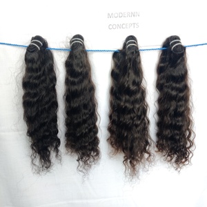 Cabello Humano Virgen Sin Procesar, Paquetes de Cabello Rizado al Por Mayor, Cabello Humano Indio de Templo con Cutícula Alineada - Product Image 5