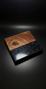 Classic Wooden Resin <b>Tea</b> & Coffee Cup Coasters Handmade Lightweight Decorative for Home Office Hotel Use - Product Image 4