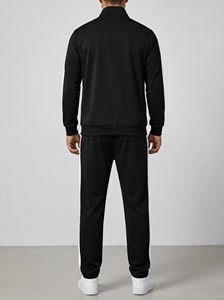 Ensemble de survêtement pour homme, vêtements de sport à capuche personnalisés, pantalon de survêtement en polyester, ensemble de jogging deux pièces, fabricant OEM ODM, marque privée - Product Image 3