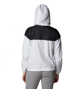 Chaquetas cortavientos de nailon impermeable con logotipo personalizado de alta calidad para mujer, chaqueta anorak con cremallera para hombre - Product Image 2