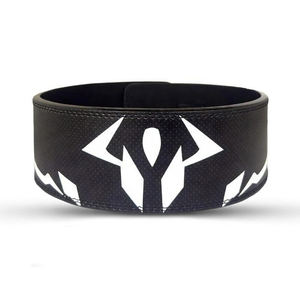 Cinturón de Levantamiento de Pesas con Diseño de Sukuna, de Cuero Vacuno Transpirable, Soporte Lumbar Profesional para Powerlifting - Product Image 1