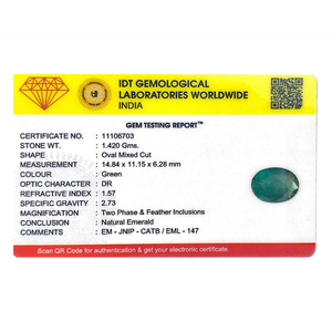 Lab-Created Zambian Emerald 7.1 Carat Loose Gemstone for Fine Jewelry - Product Image 4