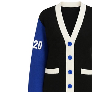 Suéter de Mujer de Algodón con Logotipo Jacquard Personalizado al por Mayor, Estilo Preppy de Alta Gama, Retro a Rayas - Product Image 2