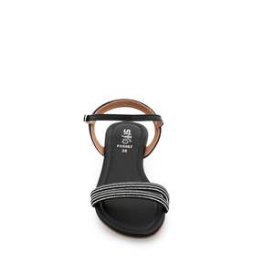 Sandalias de tacón negras FN5867 con detalle elegante - Product Image 1