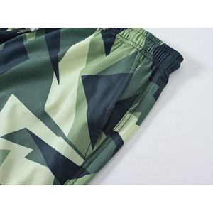 2022 short en maille d'été de haute qualité pour hommes personnalisable séchage rapide respirant avec motif en éponge brodé dos Super Relax Fit - Product Image 3