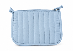 Pink Quilted Nylon Shoulder Bag Zipper Cosmetic Pouch Portable <b>Travel</b> Makeup <b>Organizer</b> - Product Image 2