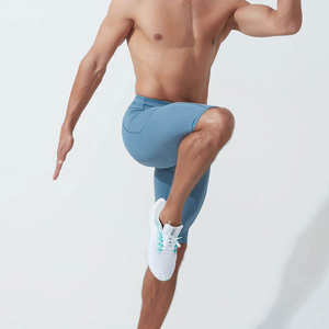 Pantalones Cortos Deportivos de Compresión de Alta Calidad para Hombre, de Secado Rápido, Transpirables, de Spandex/Poliéster, para Correr, Ciclismo, Entrenamiento, Ropa Deportiva Elegante - Product Image 3