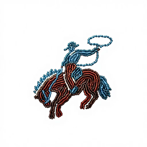 KANT K Handmade Durable Beaded Horse Keychain Animal <b>Charm</b> Western Style Keyring Cute <b>Bag</b> Accessory - Product Image 1