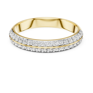 Anillo de Diamante Redondo Cultivado en Laboratorio en Oro Blanco de 14K para Mujer |   Anillo para Fiestas |   Diamante Cultivado Nuevo - Product Image 6