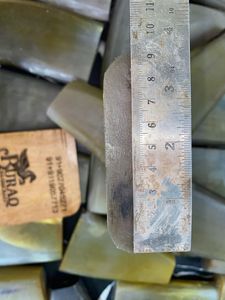 Mango de cuchillo de cuerno de búfalo 100% natural, hecho a mano, duradero, forma natural, artesanía BURAQ - Product Image 4