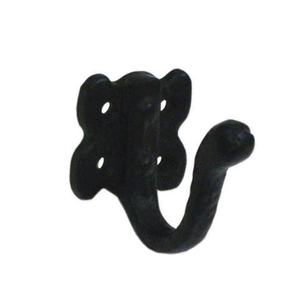 Ganchos de Pared Modernos de Aluminio Resistentes, Acabado Negro, Ecológicos, Hechos a Mano, Decoración para Sala de Estar, para Abrigos, Sombreros y Llaves - Product Image 1