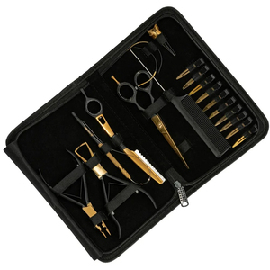 Wholesale Stainless Steel Matte Customized Color Hair Extension Tools Kit for Micro Nano Ring Loop <b>Pliers</b> <b>Set</b> with Needle - Product Image 4