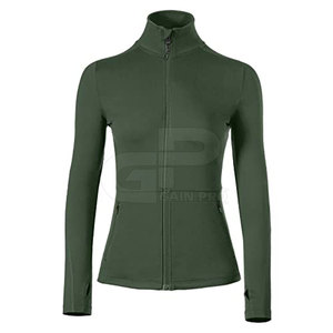 Lightweight Women <b>Yoga</b> <b>Jacket</b> Soft Touch Fabric Full Zip Athletic <b>Jacket</b> Slim Fit Comfortable Fit For <b>Yoga</b> Fitness - Product Image 3