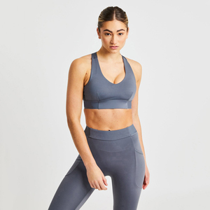 Ropa Deportiva Personalizada para Mujer, Conjunto de Yoga de 2 Piezas, Leggings de Gimnasio, Ecológicos y Sólidos - Product Image 4