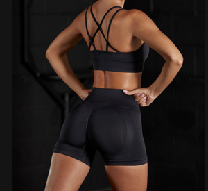 Ensemble de vêtements de sport pour femmes, soutien-gorge de sport, leggings, deux pièces, fitness, entraînement, gym, exercice, vêtements de sport - Product Image 6