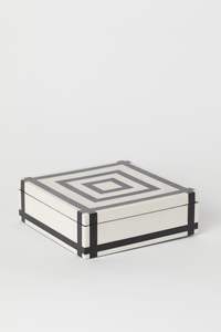 Boîte à bijoux pour femmes et filles, boîte en bois de haute qualité avec motifs en résine, en noir et couleur, exportée par ColorCraftera - Product Image 4