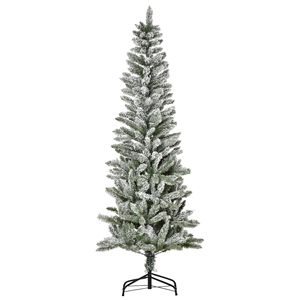 Albero di Natale Verde con Base, Forniture e Decorazioni per Festività Natalizie e Arredamento Domestico - Product Image 4