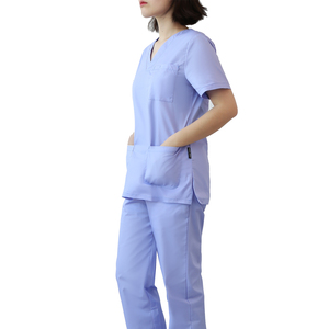 Uniformes Médicos Personalizados de Manga Larga, Transpirables, Cómodos, Elásticos, Tallas Grandes, Unisex, para Doctores y Enfermeras - Product Image 2