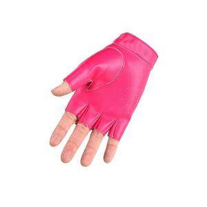 Guantes de medio dedo de alta calidad para mujer, personalizables, para pole dance y entrenamiento, con servicio OEM - Product Image 2