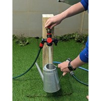 Adaptateur de robinet multifonction 3/4 en plastique, deux raccords rapides pour tuyau, connecteurs d'eau de jardin pour douche à 180/360 degrés