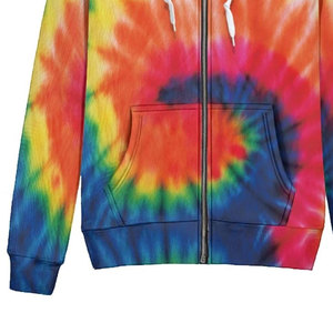<b>Tie</b> <b>Dye</b> Hooded Full Zipper Unisex <b>Tie</b> <b>Dye</b> <b>Hoodies</b> Casual wear Custom Design <b>Hoodies</b> - Product Image 5