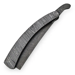 Maquinilla de afeitar recta de Damasco hecha a mano personalizada con logotipo personalizado, la mejor maquinilla de afeitar recta de Damasco - Product Image 4