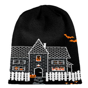 Autumn/Winter Vintage <b>Wool</b> <b>Beanie</b> Common Plaid/Character Pattern Unisex Fashionable Color-Matched Knitted jacquard 2026 - Product Image 1