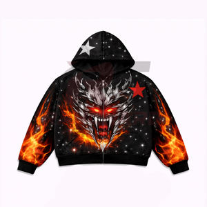 Survêtement de sport athlétique en tissu performant et imprimé, ensemble en molleton doux en mélange de coton avec impression plastisol longue durée - Product Image 1