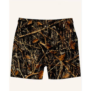 Pantalones Cortos Deportivos Unisex de Lona con Doble Forro, Estampado de Camuflaje, Resistentes al Viento, por Encima de la Rodilla, para Gimnasio, Baloncesto, Personalizables, al por Mayor - Product Image 4