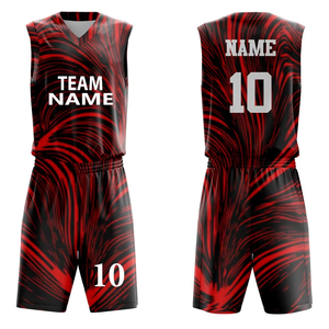 Tenues de basketball bien conçues en polyester respirant, dernier style, ensembles de tenues de basketball de qualité supérieure - Product Image 4