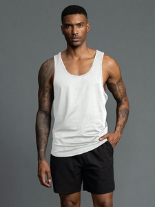 <b>Men</b> Tank Top Sleeveless <b>Sports</b> Shirt Breathable Gym Workout Fitness Activewear Casual Summer Athletic <b>Vest</b> - Product Image 1